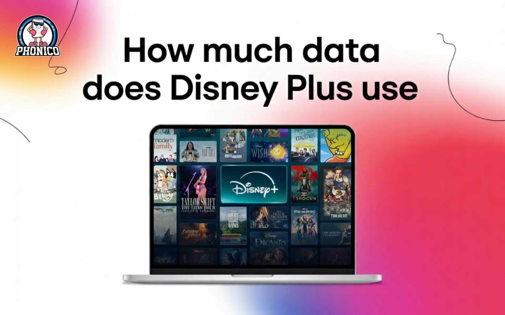 How much data does Disney Plus use?
