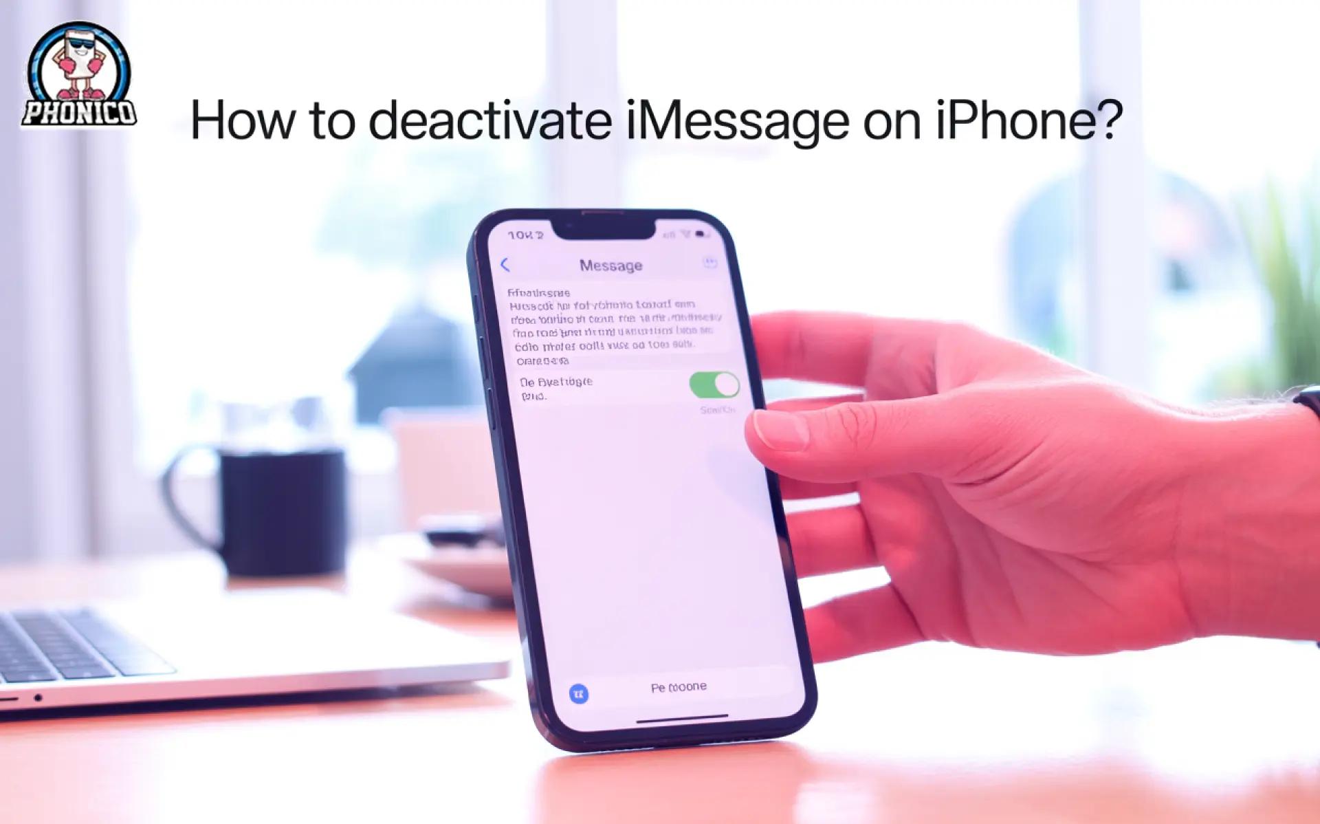 How to deactivate iMessage on iPhone?