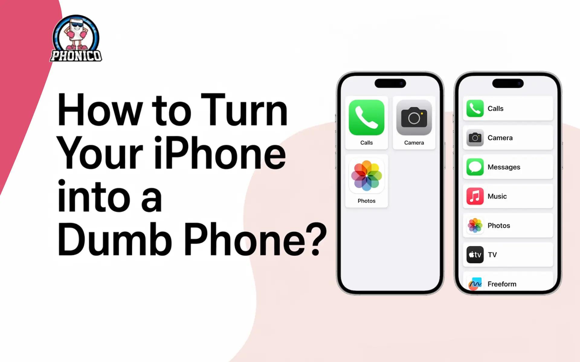 How to turn your iPhone into a dumb phone?