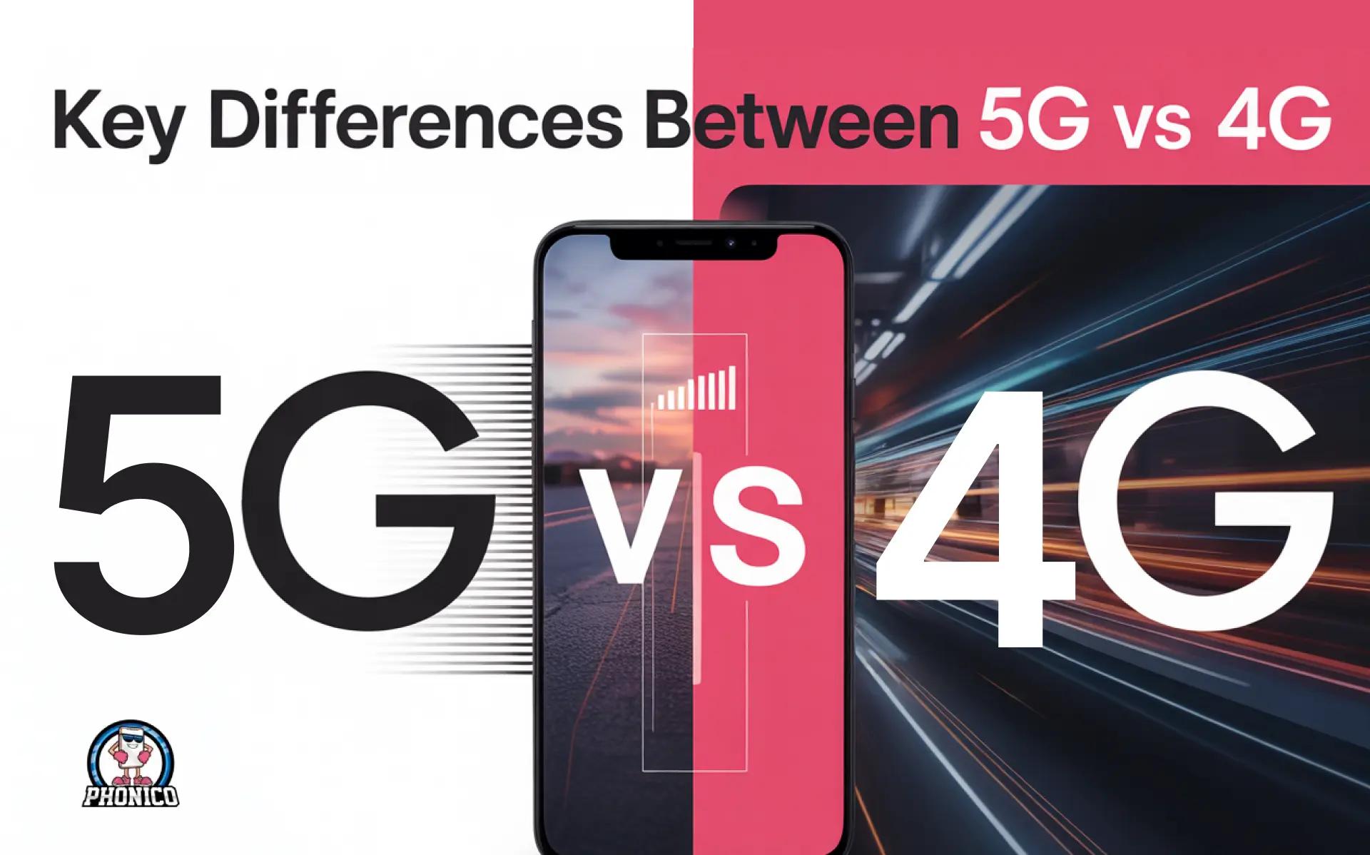 Key Differences Between 5G vs 4G