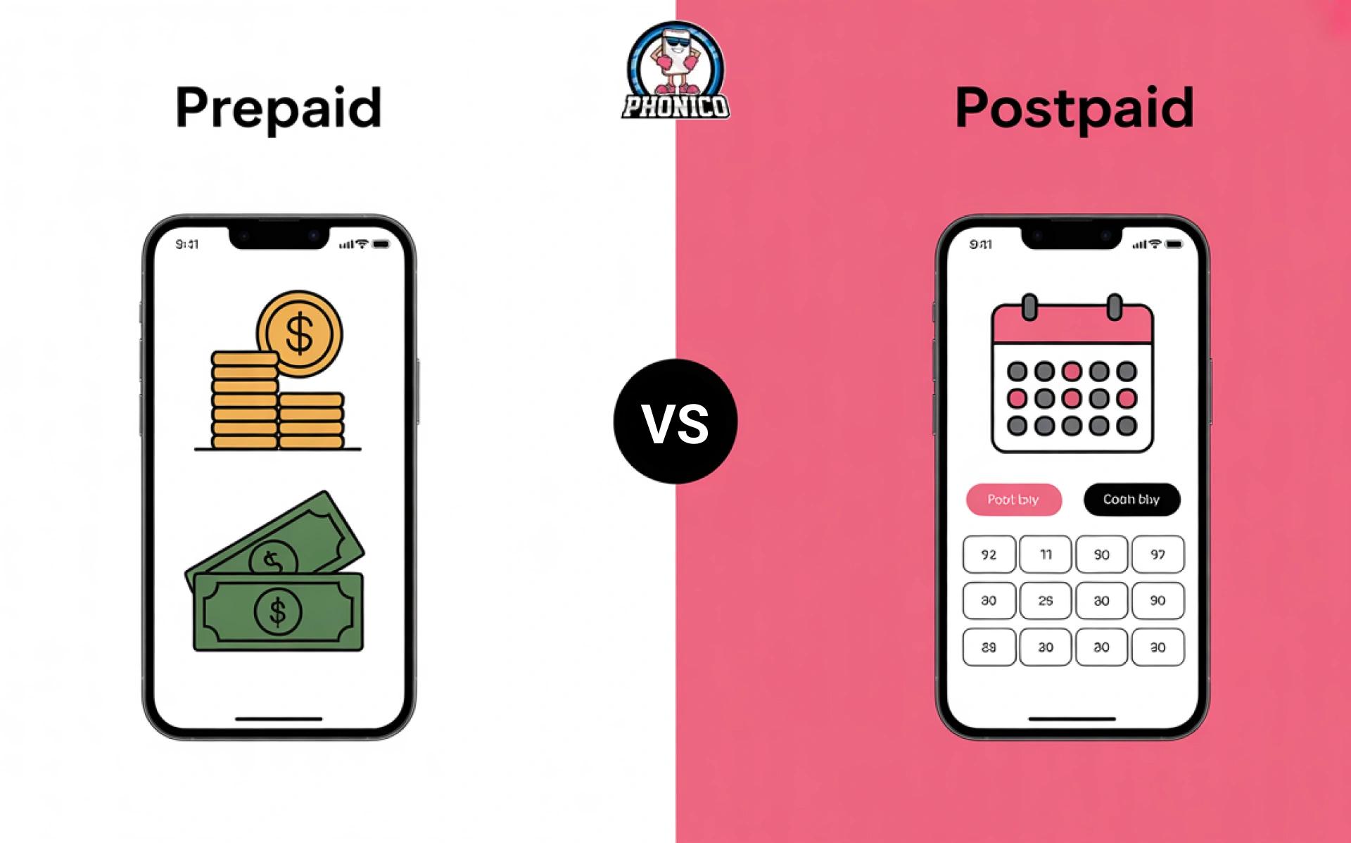 Prepaid Vs Postpaid Plans: Smart Choices Phonico eSIM Users!