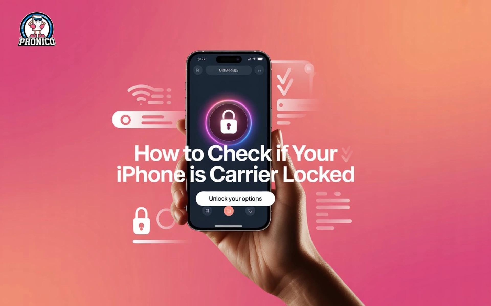 How to check if the iPhone is carrier-locked?